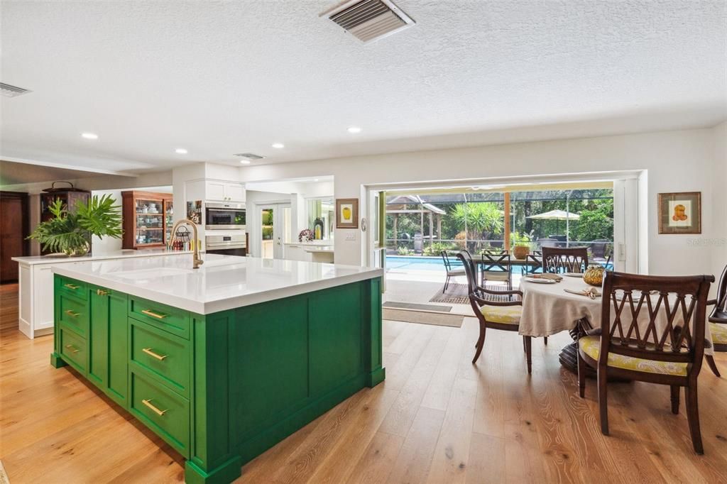 Kitchen and dining area