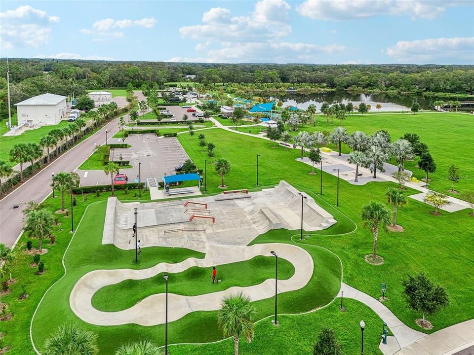 Park skate "bowl" with many other amenities