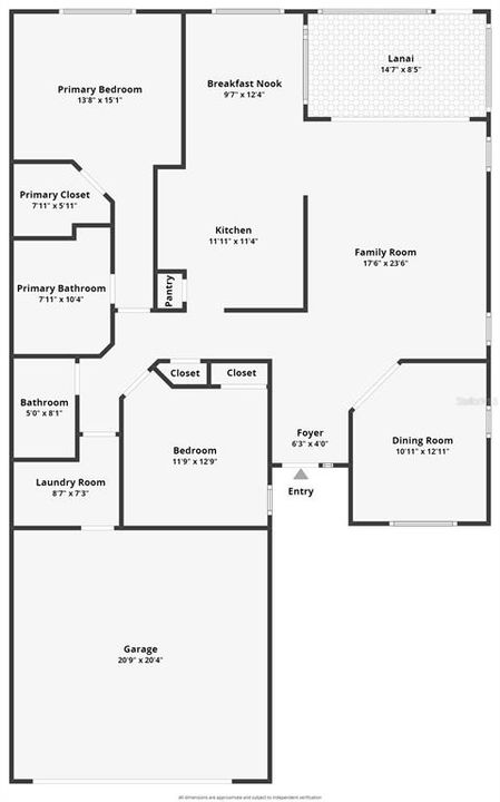 Floor Plan for 13534 Eagle Pointe