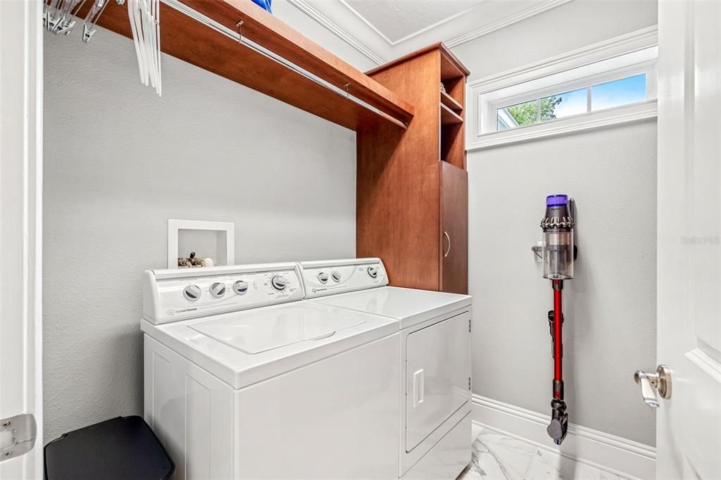 Laundry in Primary Bedroom