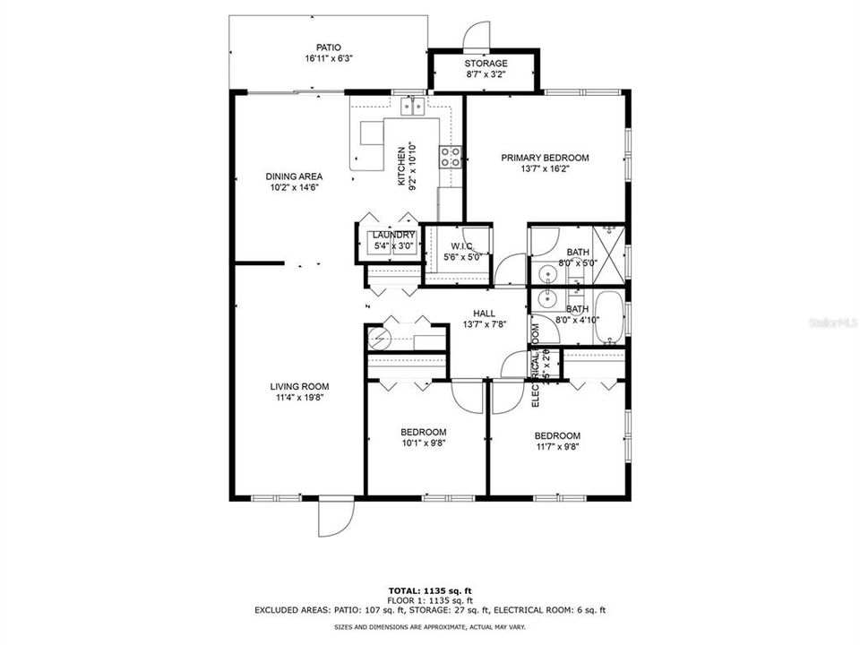 For Sale: $334,500 (3 beds, 2 baths, 1296 Square Feet)