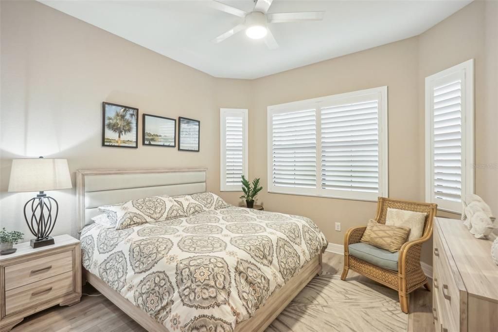 Bedroom 3 with Plantation Shutters