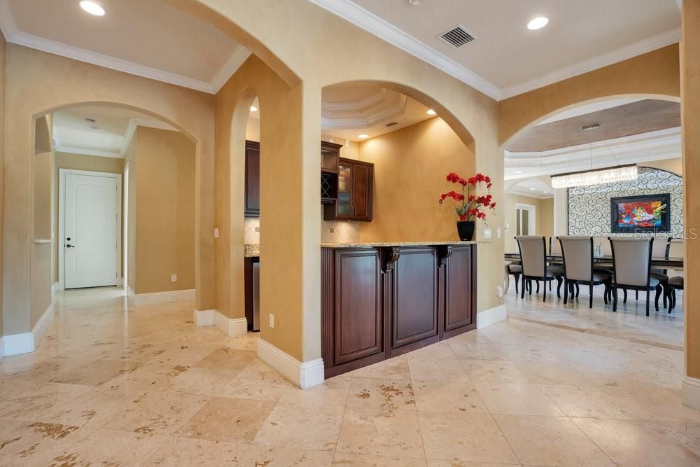 Wet Bar Area