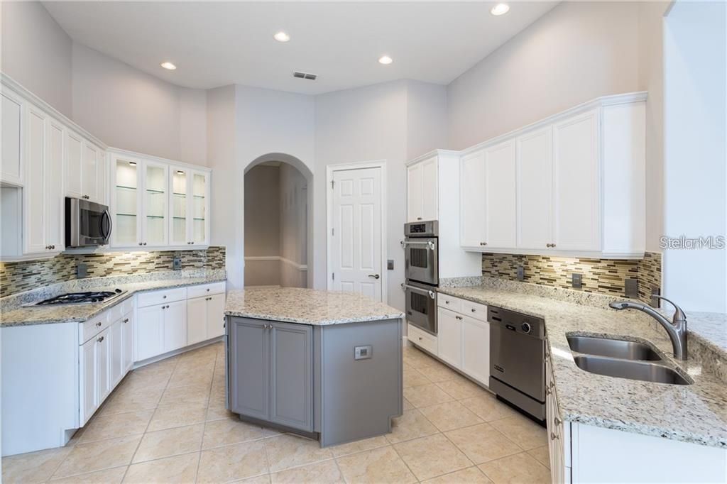 Kitchen looking toward formal dining room