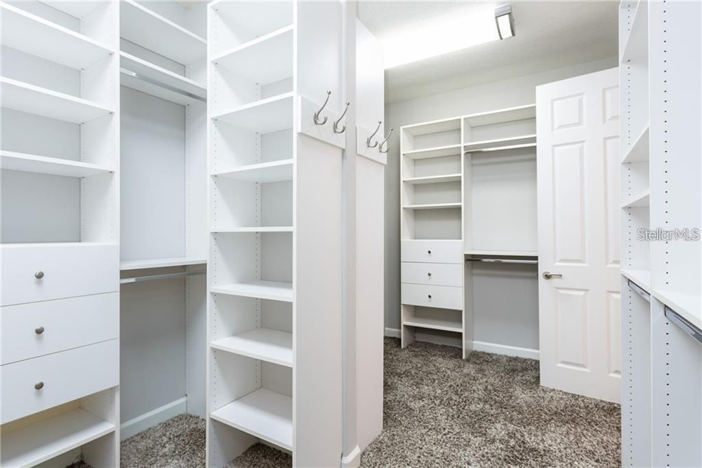 Primary bedroom closet