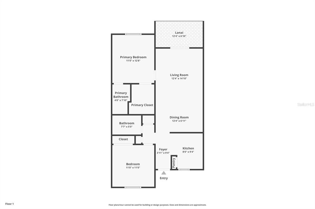 For Sale: $165,000 (2 beds, 2 baths, 897 Square Feet)