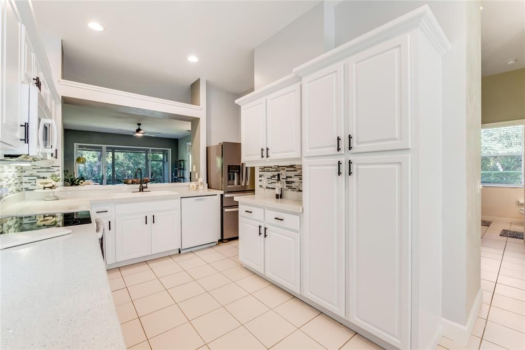 Built-in pantry closet