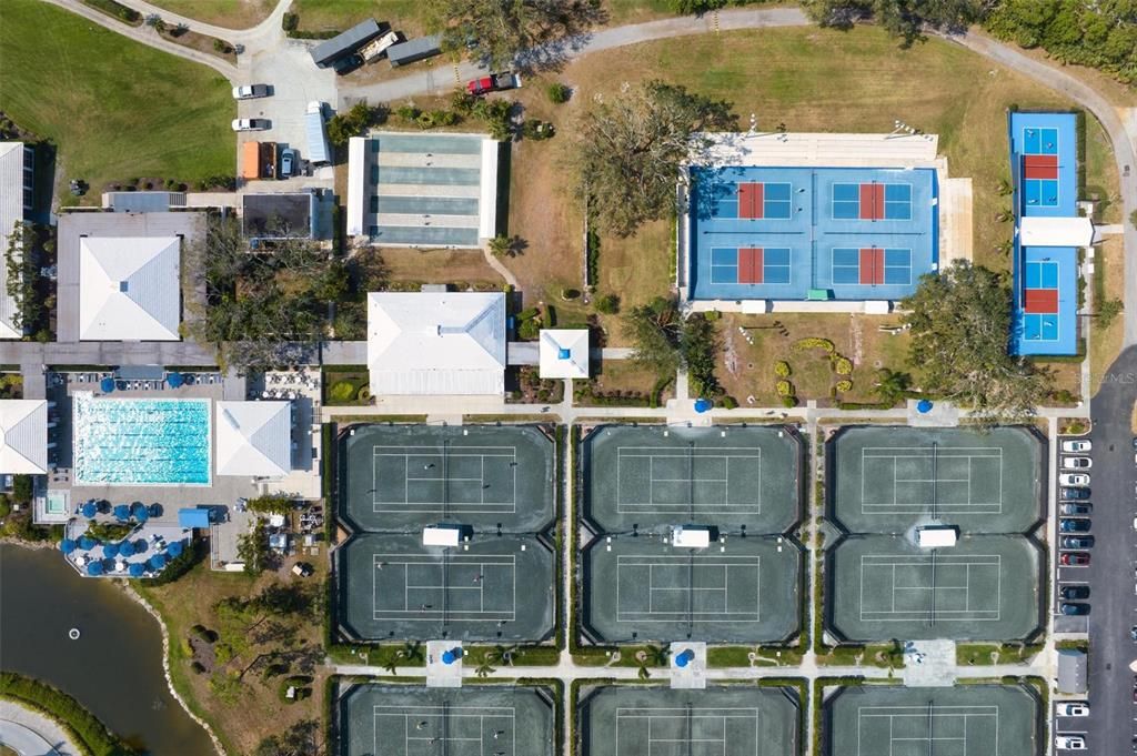 Aerial of Plantation Golf & Country Club amenities