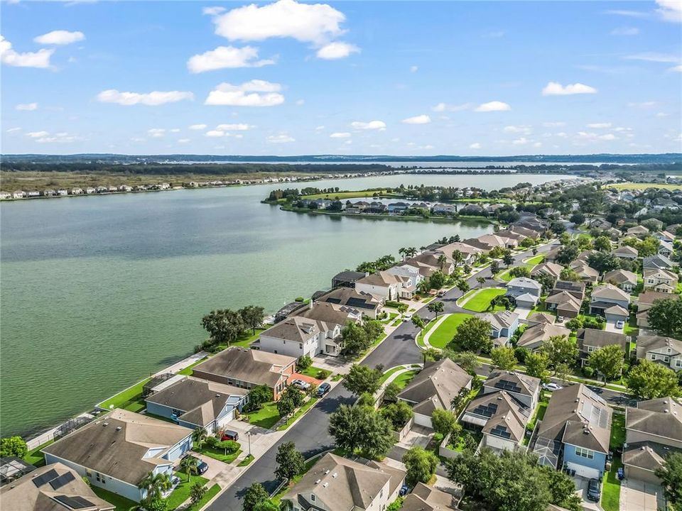 Aerial Overlooking the Lake