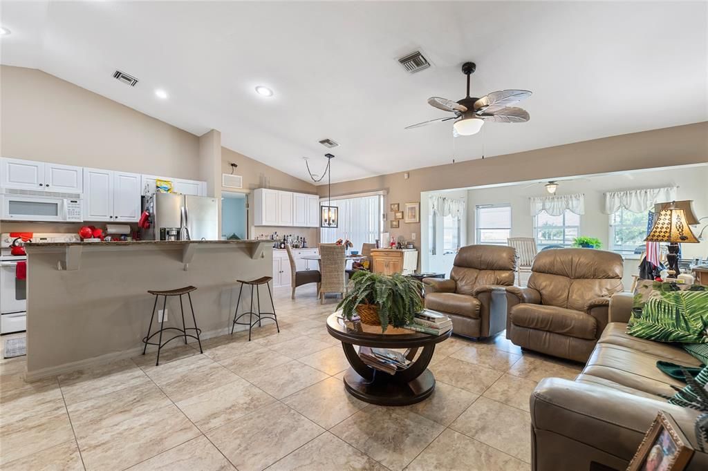 Living / Kitchen / Dining Area