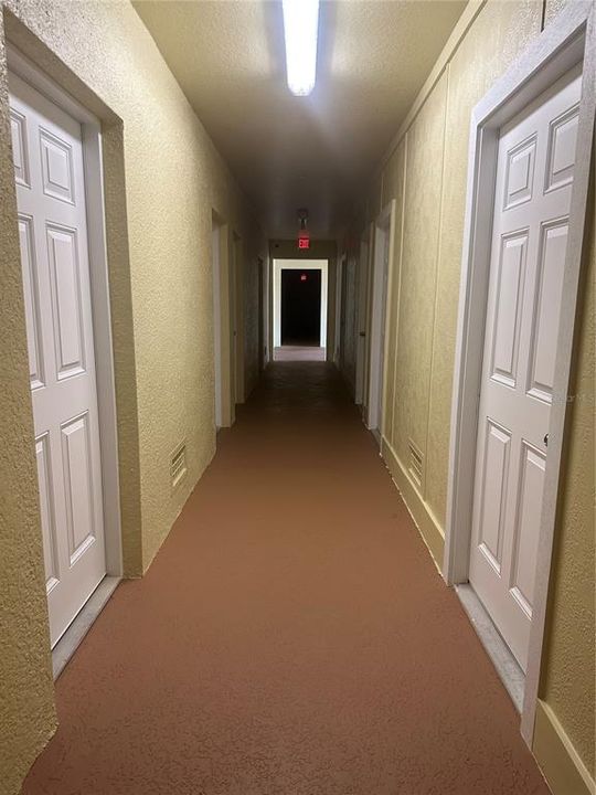 Hallway to Theater Room and Garage