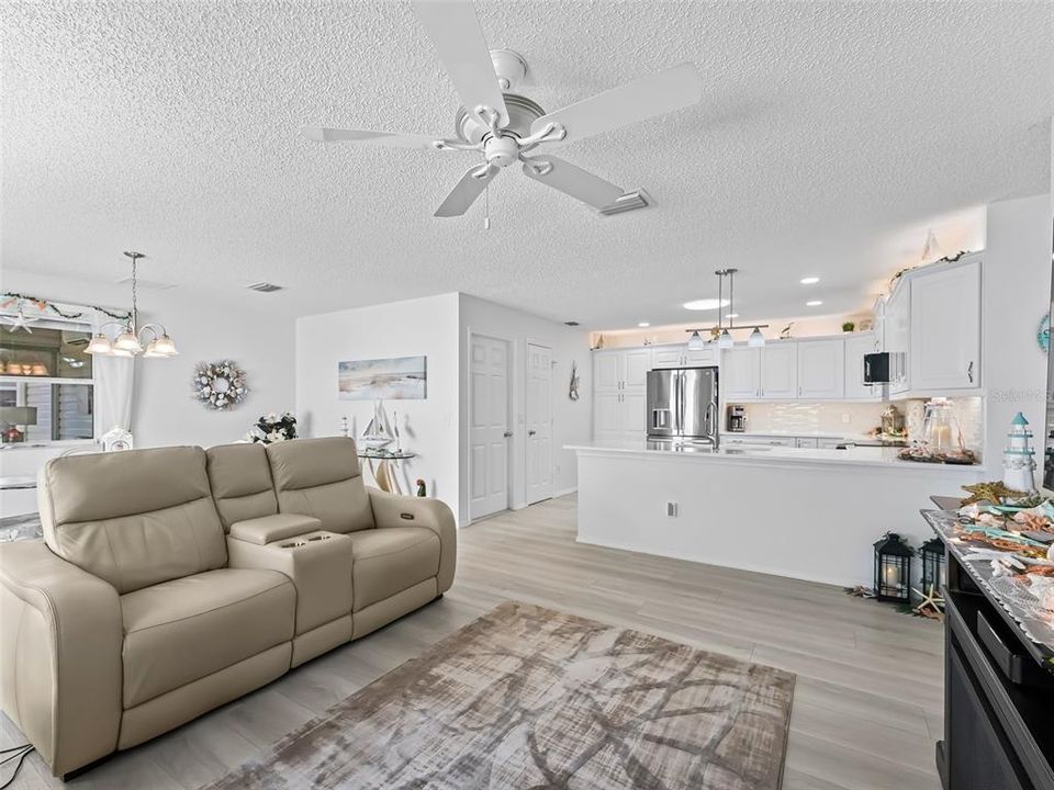 Newer Ceiling Fans Throughout the Home