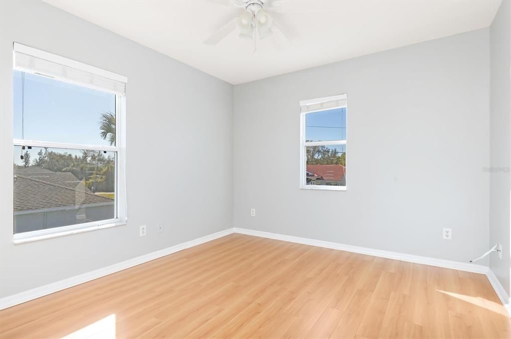 Bedroom 1 - Windows face the front yard - Walk in Closet