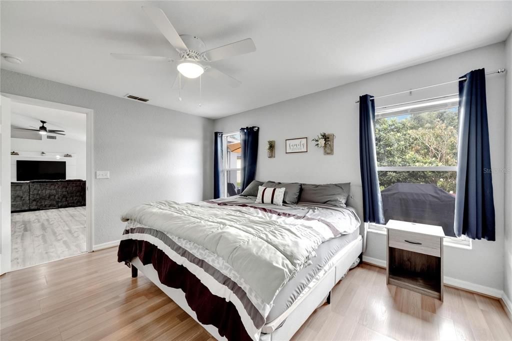 Primary Bedroom Suite with walk-in closet.