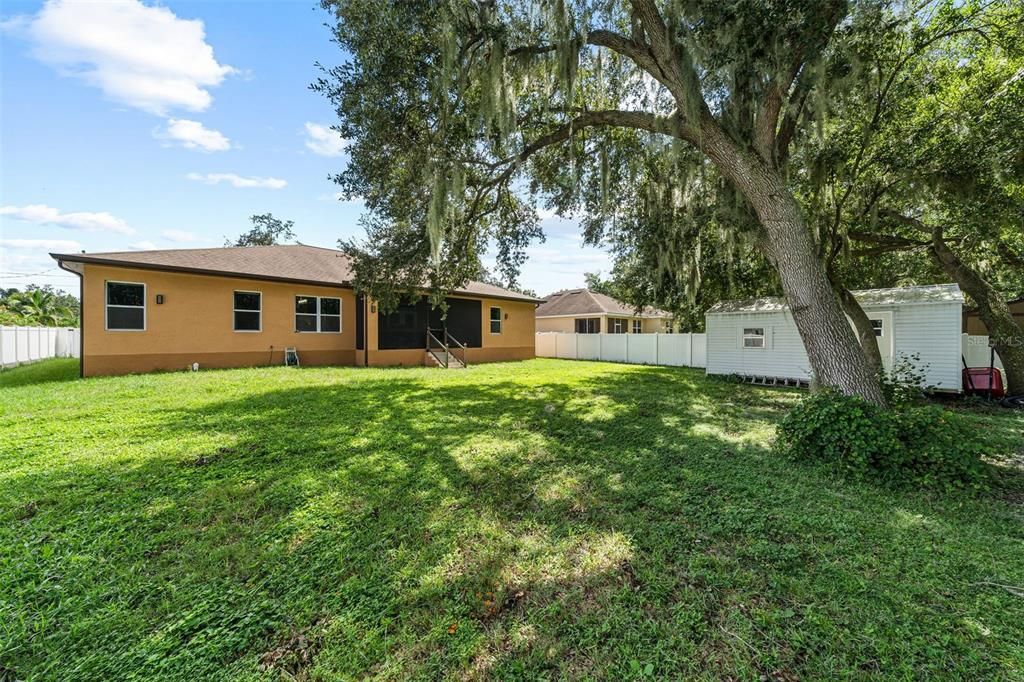 Large Fenced-in Backyard