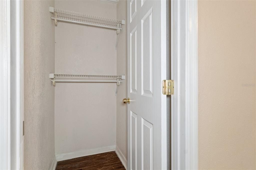 Walk-in closet in bedroom 2