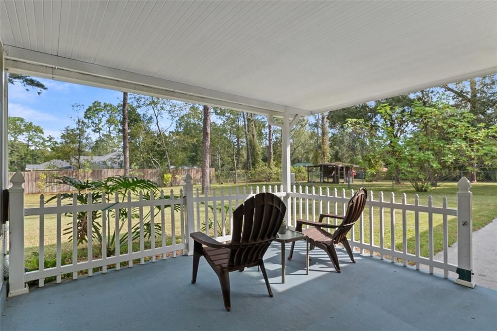 Second Covered Porch