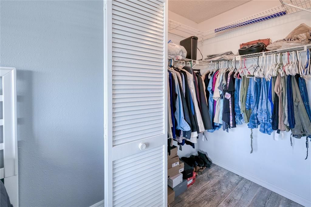 Walk in closet -Guest bedroom