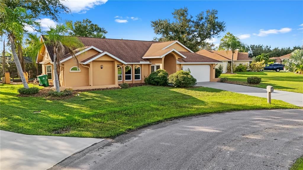 Welcome home! Your new pool home is situated on an oversized lot on the cul-de-sac