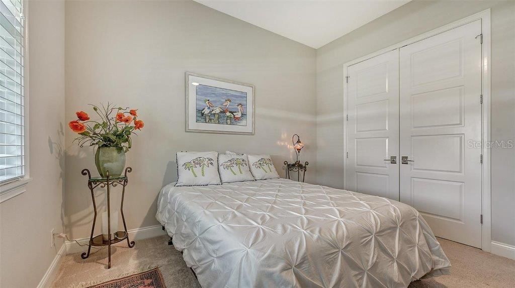 The large guest bedroom ensures privacy and serenity for all occupants