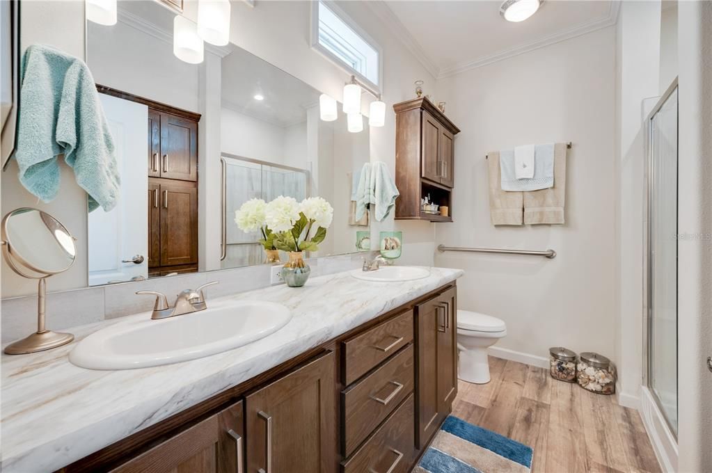 Primary Bathroom with large vanity