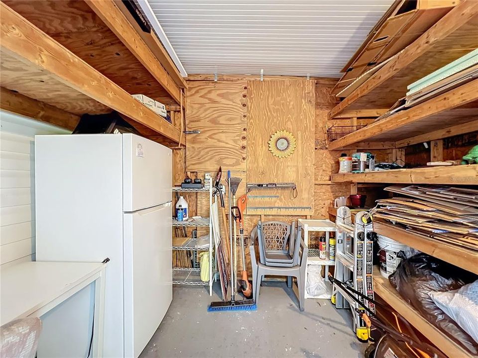 Extra Storage Room. Fridg included.