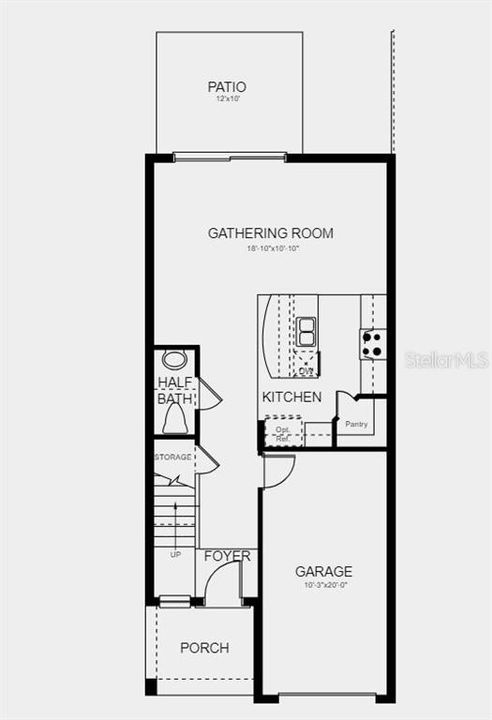 Design upgrades feature whole house blinds, laundry package, refrigerator and extended tile flooring.