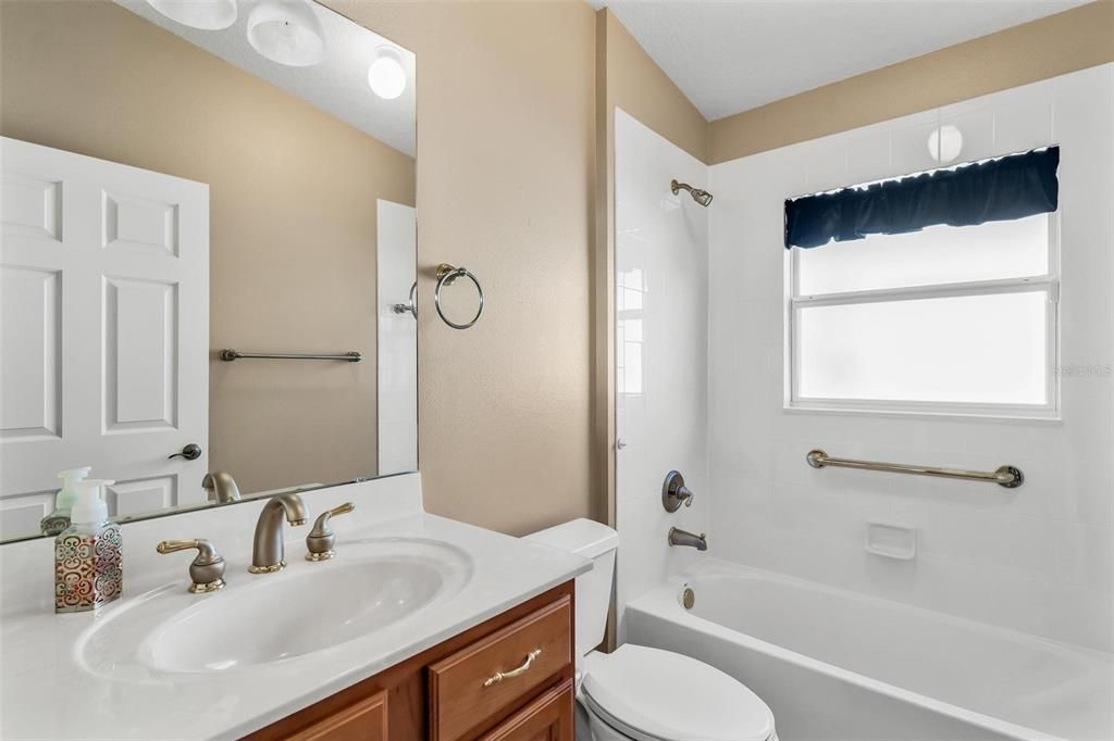 Guest Bathroom with with Tub and Shower Combo