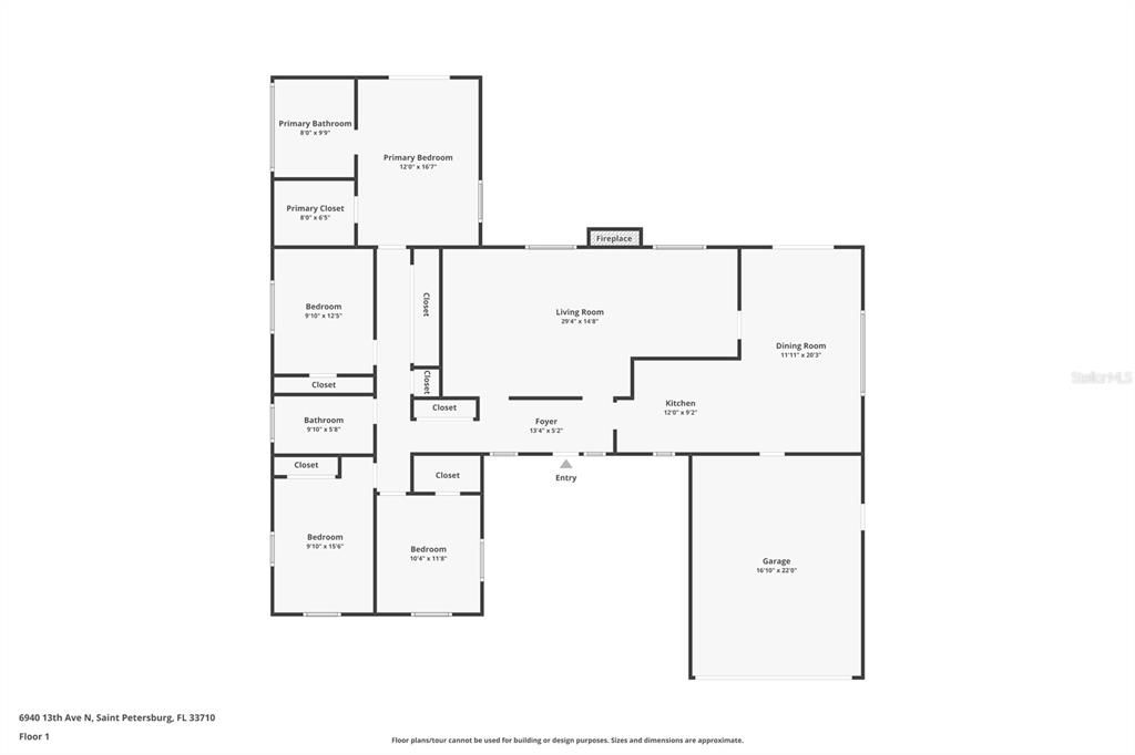 En Venta: $620,000 (4 camas, 2 baños, 2024 Pies cuadrados)