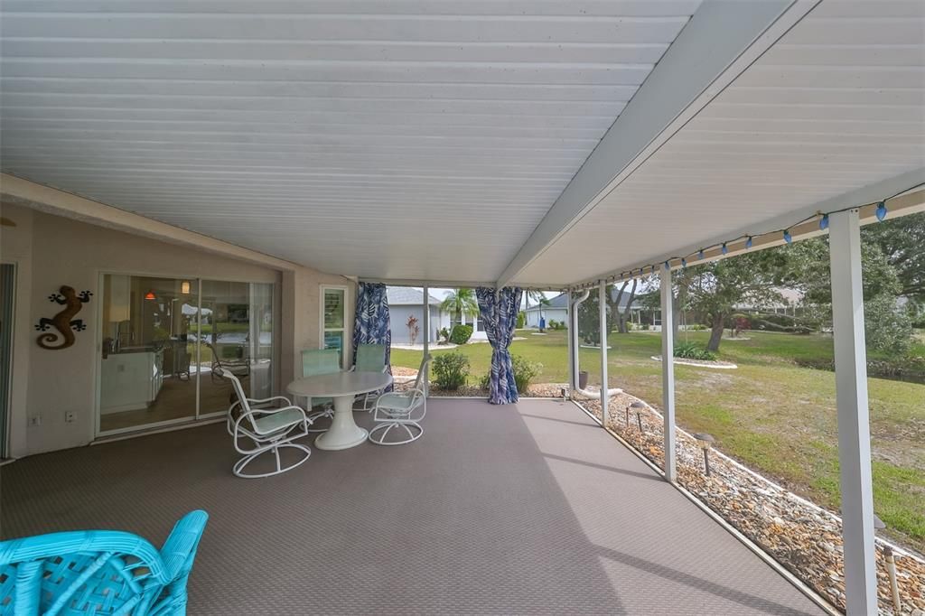 With so much room on this lanai, you can easily entertain and enjoy all that the Florida seasons offer.