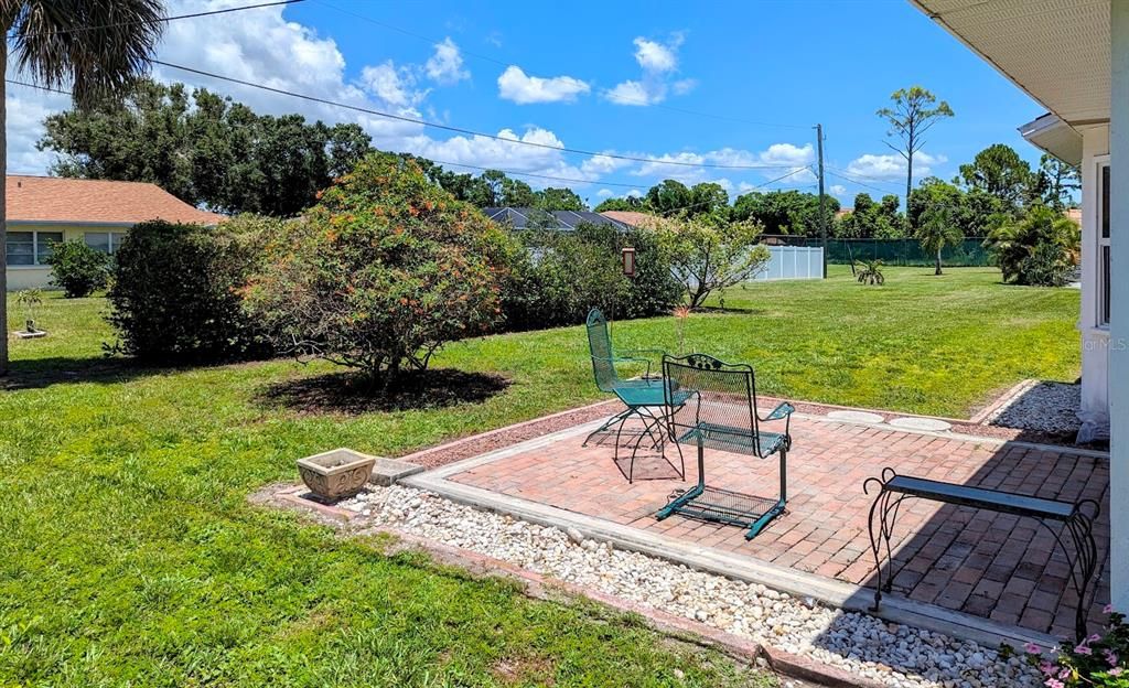 back yard patio