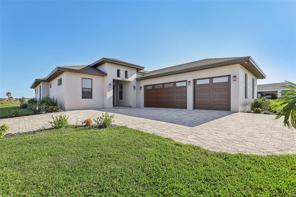 Main Entrance, Garage & Driveway