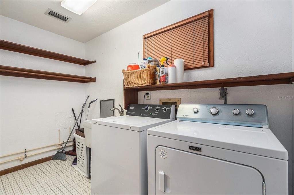 Laundry Room in Primary Bathroom