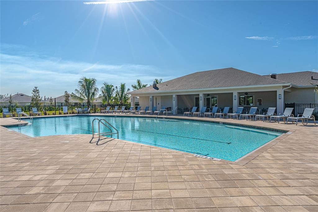 Main pool at amenity center