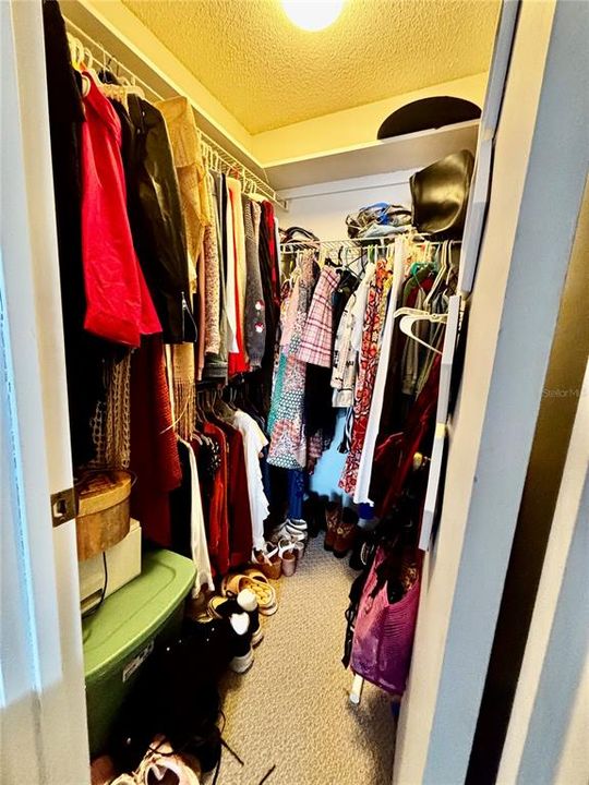 Primary walk-in closet