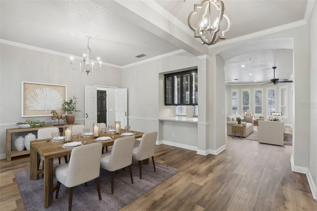 This ideal floor plan is full of gorgeous upgrades, formal, family and flex spaces and at the heart of it all you will find a chef’s dream kitchen. Virtually Staged.