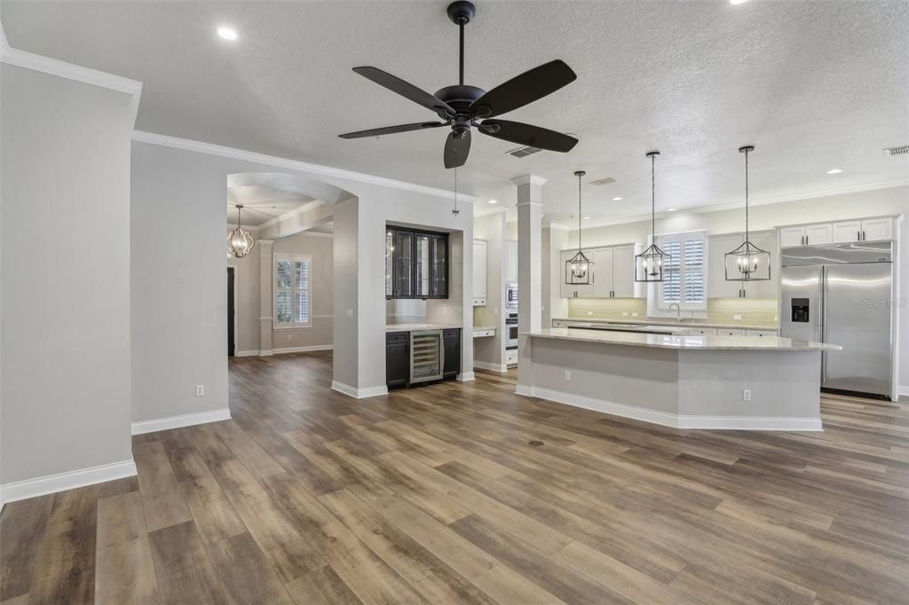 LIVING AREA/KITCHEN.