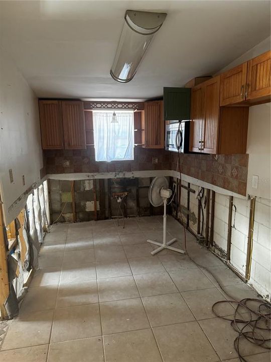 Demolished Kitchen