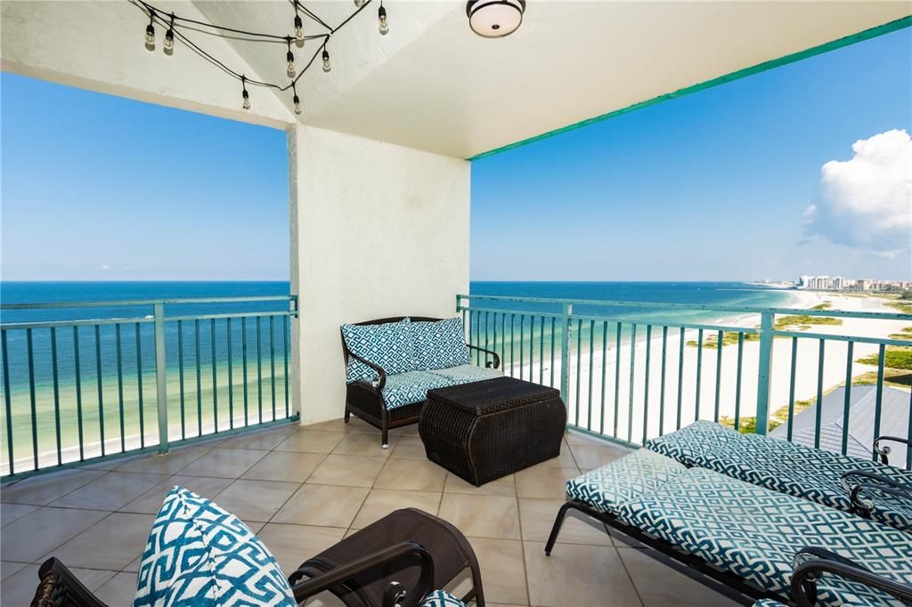 Open Air Patio withDirect Gulf Front Panoramic Views