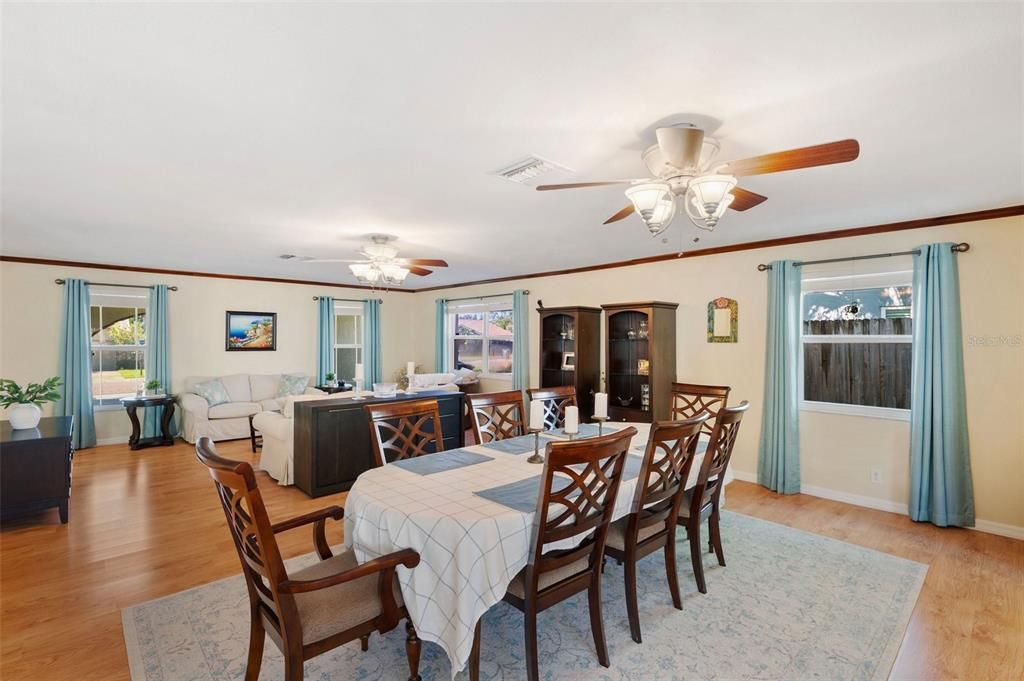 Looking into Living Room from Dining Room.