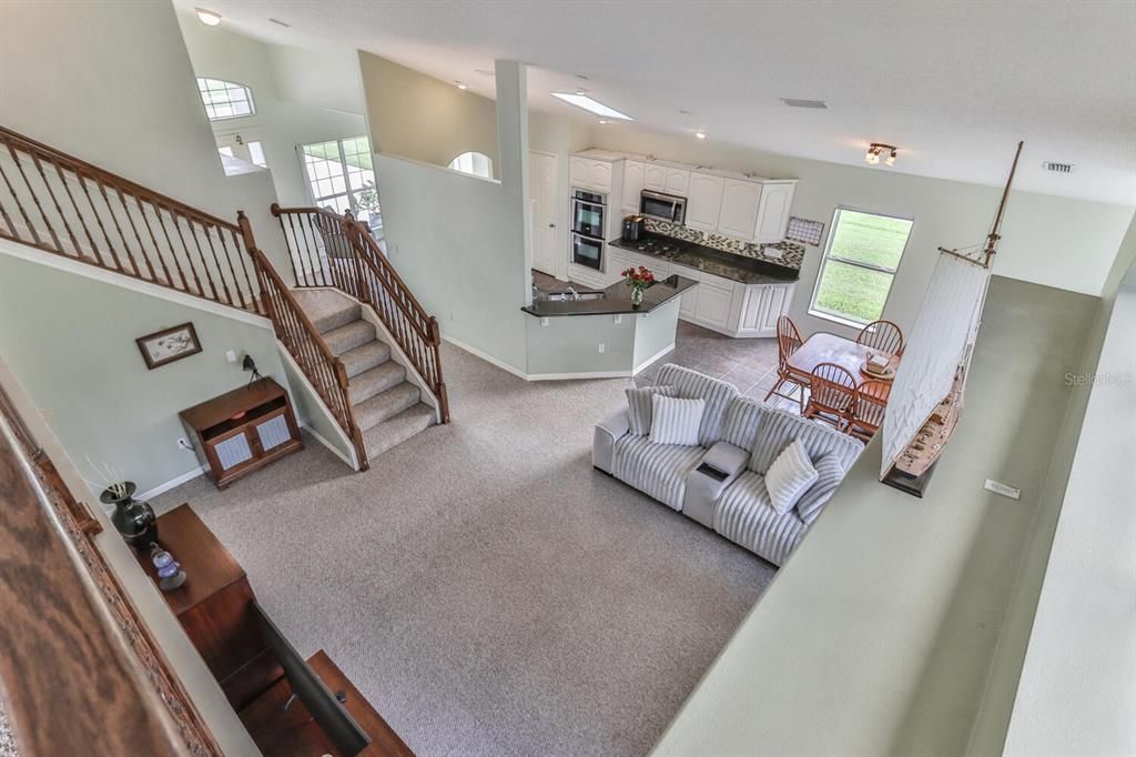 Living Room View From Loft