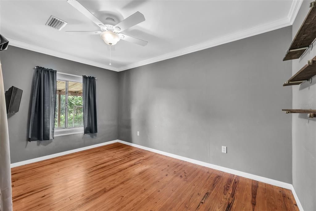 Bedroom with closet