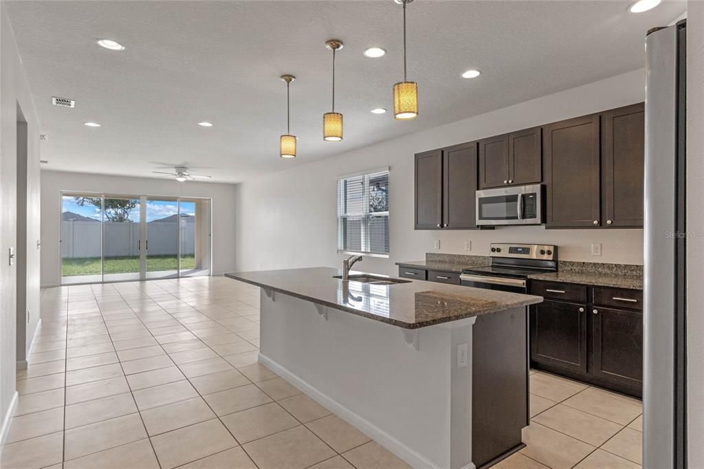 Open plan Kitchen & Living Room