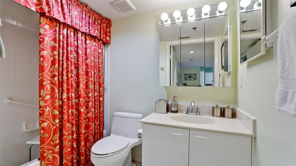 Second FULL BATHROOM with tub-shower combo