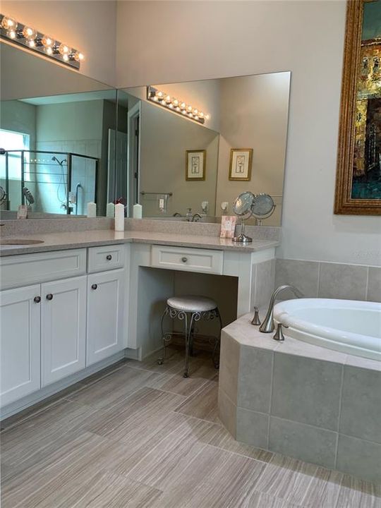 master bath with a vanity area