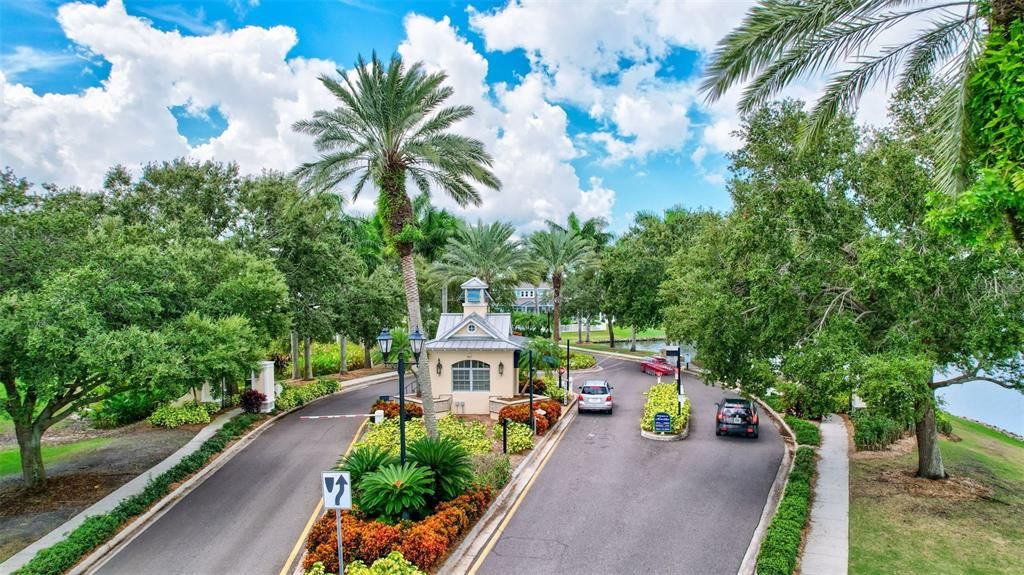 Gated Entrance to Mirabay Community