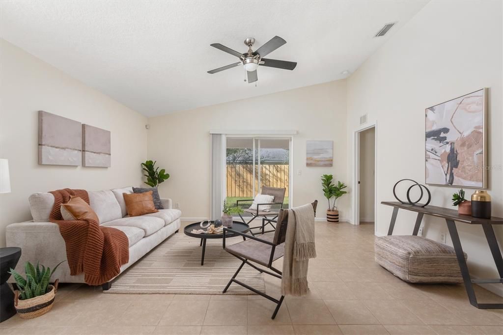 Bright Open Living Room