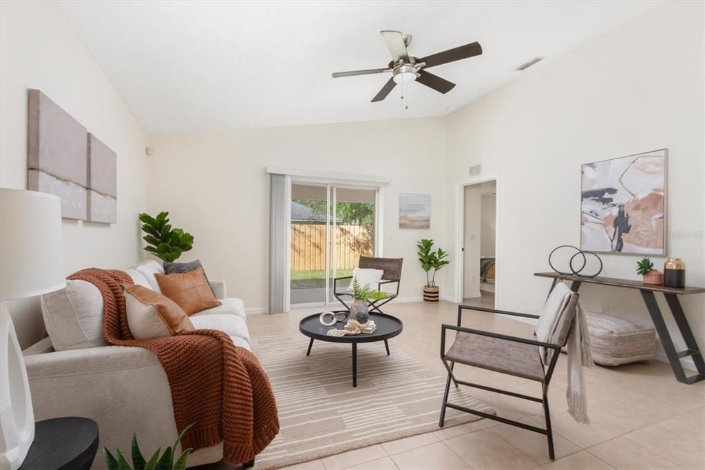 Bright Open Living Room