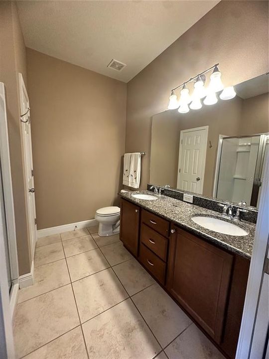 Master bath double sink