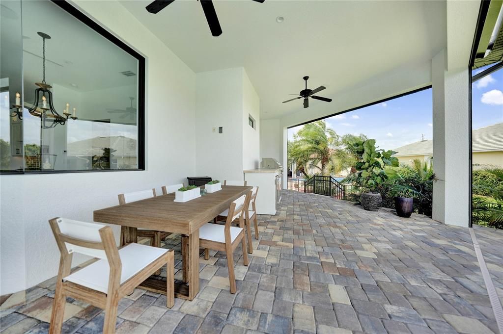 Dining and outdoor Kitchen